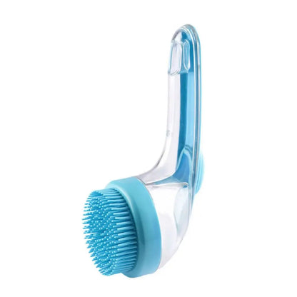 PawSpa 2-in-1 Pet Bath Brush with Shampoo Dispenser - Gentle Grooming for Dogs and Cats