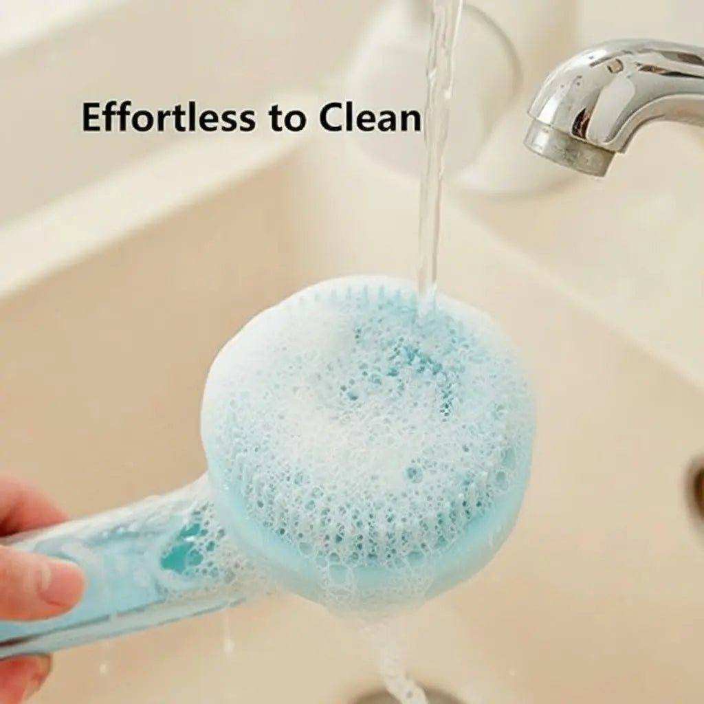 PawSpa 2-in-1 Pet Bath Brush with Shampoo Dispenser - Gentle Grooming for Dogs and Cats