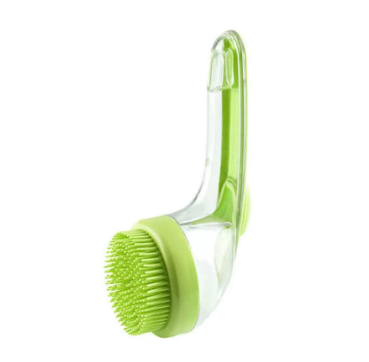 PawSpa 2-in-1 Pet Bath Brush with Shampoo Dispenser - Gentle Grooming for Dogs and Cats